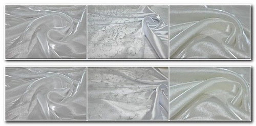 Органза газ (белый)