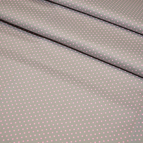 Поплин горох (серый)