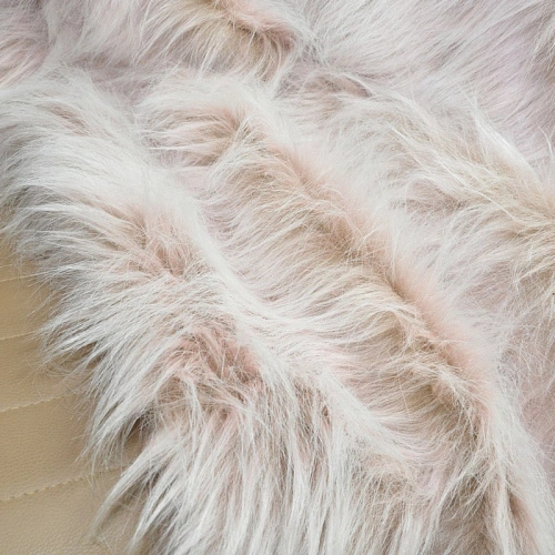 Мех длинноворсовый (пудра)