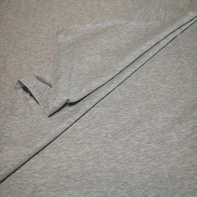 Кулирная гладь плотная  (серый-меланж)