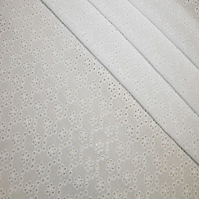 Батист вышитый, прошва цветочки