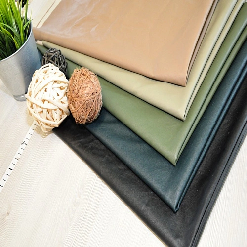 Экокожа на хлопковой основе (черный)