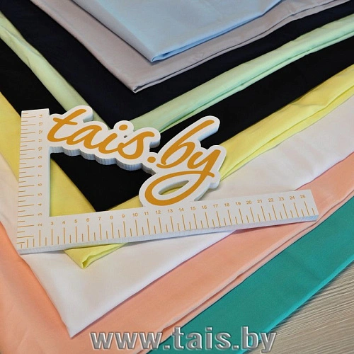 Штапель стрейчевый (бирюзовый)