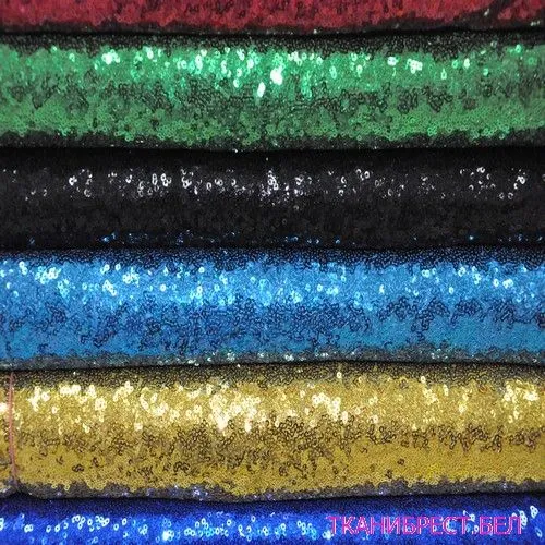 Пайетки на сетке (бирюзовый)