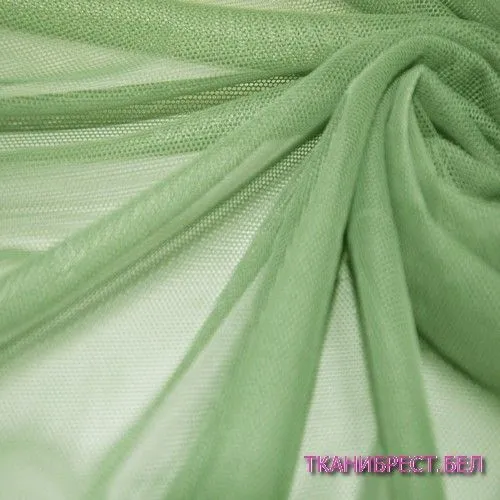 Ткань Сетка стрейчевая (оливковый)