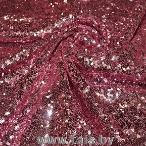 Пайетки на сетке (розовый)