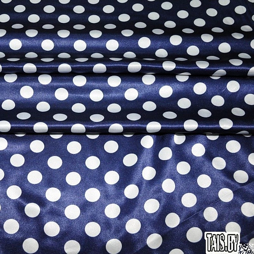 Атлас тонкий "горох"