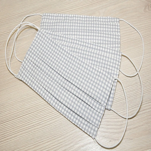 Маска защитная многоразовая (клетка)