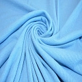 Трикотаж "Рубчик" (голубой)