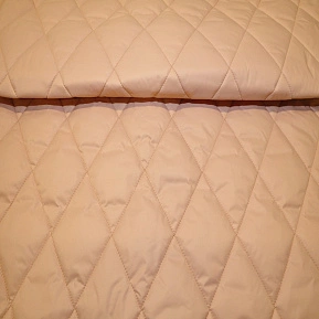 Плащевка стеганая Милан"ромбик" (rose cameo)