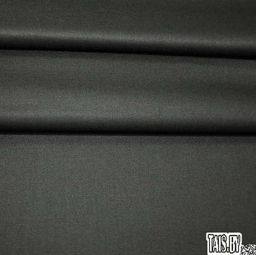 Костюмная ткань Полушерсть (черный)