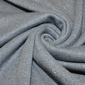 Трикотаж Ангора плотная с люрексом  (индиго)