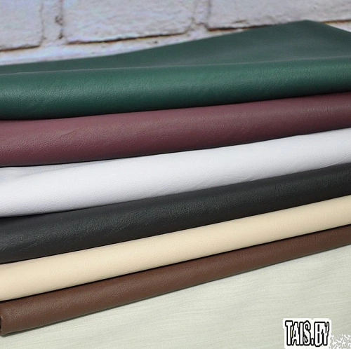 Кожзам на трикотаже (коричневый)