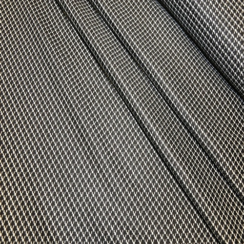 Костюмная ткань Полушерсть гусиная лапка (черный)