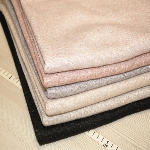 Трикотаж Ангора плотная с люрексом (пыльная сирень)