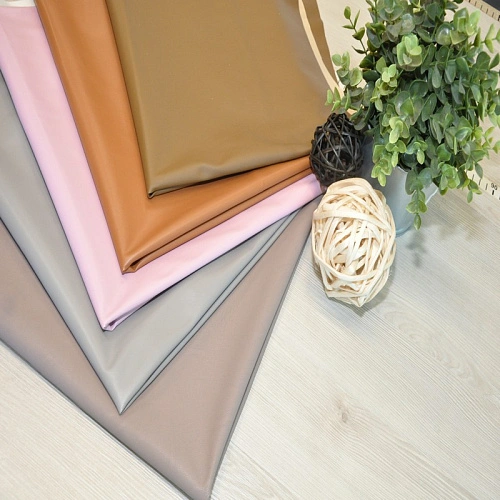 Кожзам на трикотажной основе (розовый)