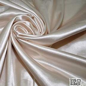 Атлас тонкий(кремовый)