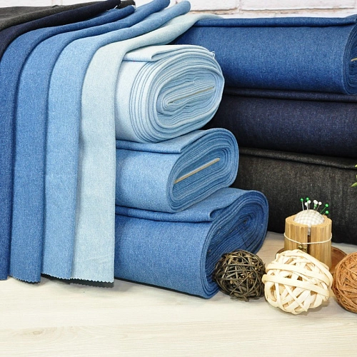 Джинс вареный 100 % хлопок (Blak)