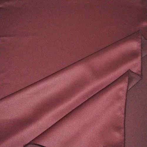 Атлас свадебный (бордовый)