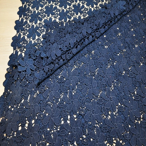 Кружево макраме (синий)