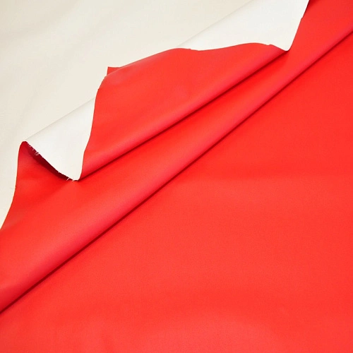 Кожзам на трикотажной основе (красный)