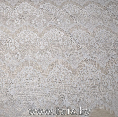 Гипюр " Реснички" (белый)