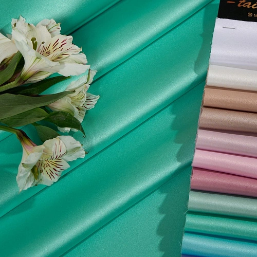 Атлас свадебный (ментол)