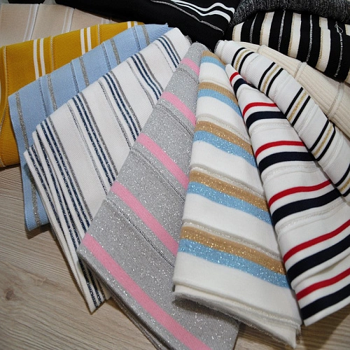 Манжет трикотажный (беж+молочный)