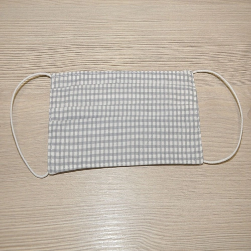Маска защитная многоразовая (клетка)