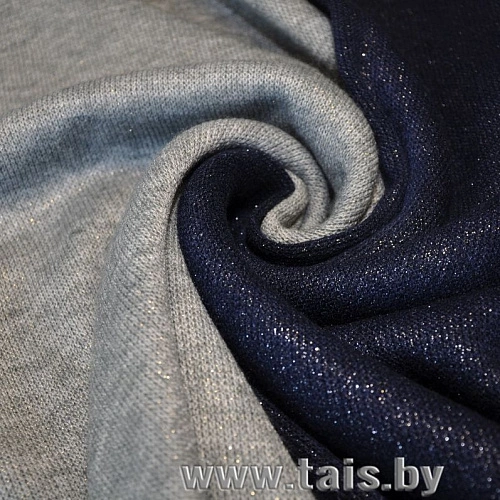 Трикотаж с люрексом (Серый)