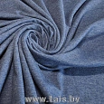 Кулирная гладь плотная (синий меланж)