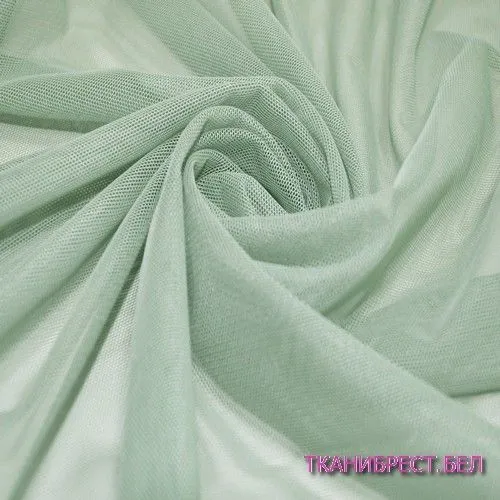 Ткань Сетка стрейчевая (светло-оливковый)