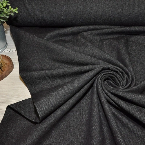 Джинс вареный 100 % хлопок (Blak)