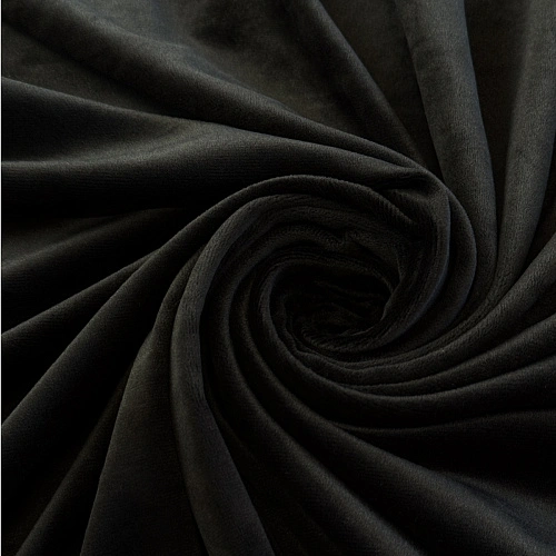 Велюр "Бамбук" (черный)