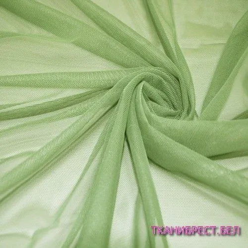 Ткань Сетка стрейчевая (оливковый)