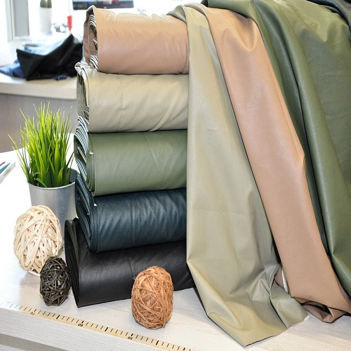 Экокожа на хлопковой основе (черный)