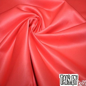 Атлас свадебный (кораллово-красный)