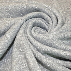 Трикотаж Ангора плотная с люрексом  (светлый серый)