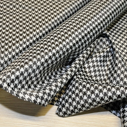 Подкладка нейлон принт Гусиная лапка 