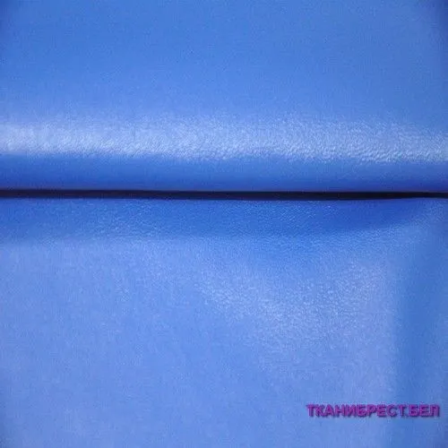 Кожзам на трикотаже (василек)