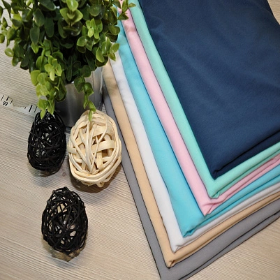 Кулирная гладь плотная  (серый-меланж)