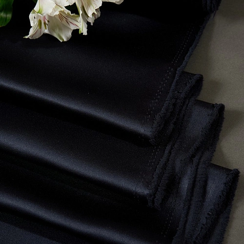 Атлас свадебный (синий)