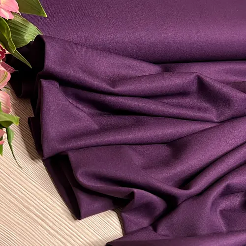 Костюмная ткань "Бостон" (баклажан)