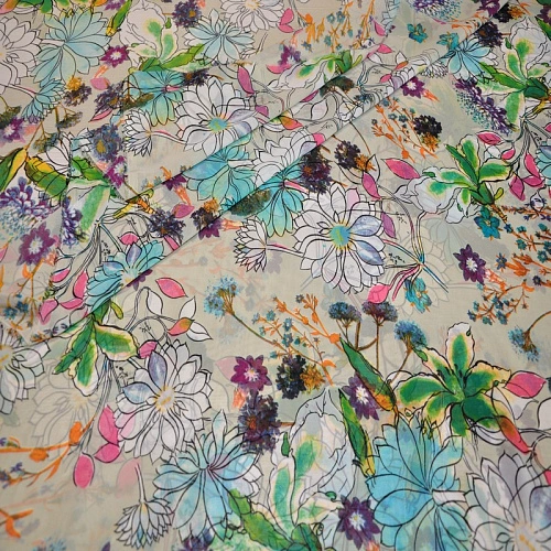 Шифон принт 9