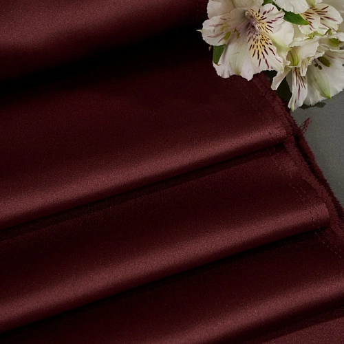 Атлас свадебный (марсала)