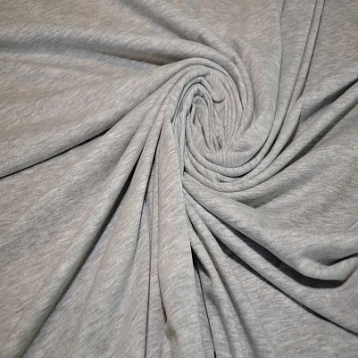 Кулирная гладь плотная  (серый-меланж)