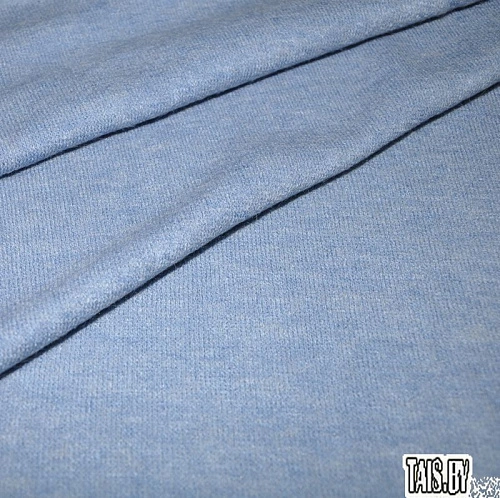 Трикотаж Ангора (голубой с сединой)