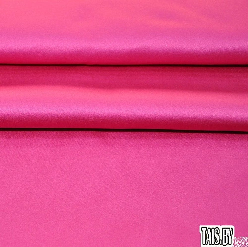 Атлас свадебный (малиновый)