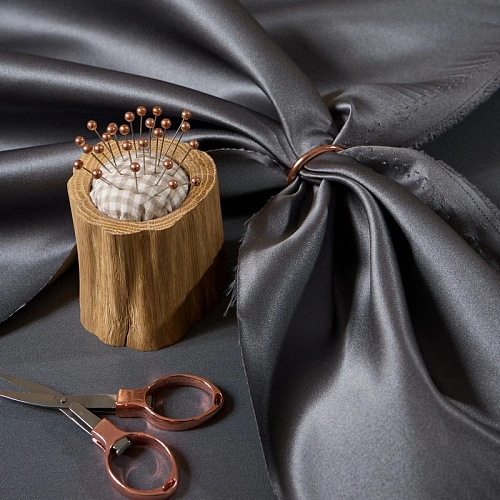 Атлас свадебный (стальной)