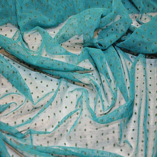 Сетка горох флок (изумруд)